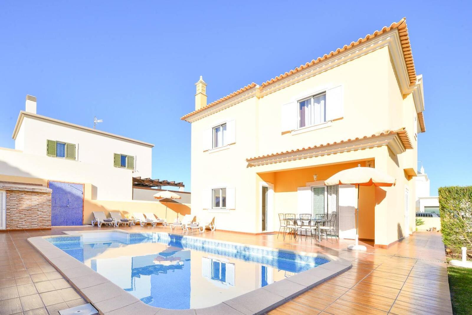 Vila com piscina a 5 minutos da Praia Alcantarilha Exterior foto