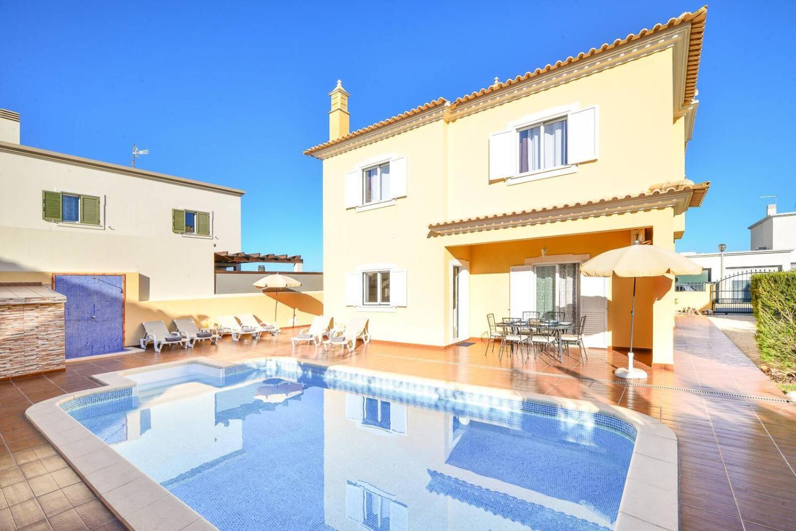 Vila com piscina a 5 minutos da Praia Alcantarilha Exterior foto