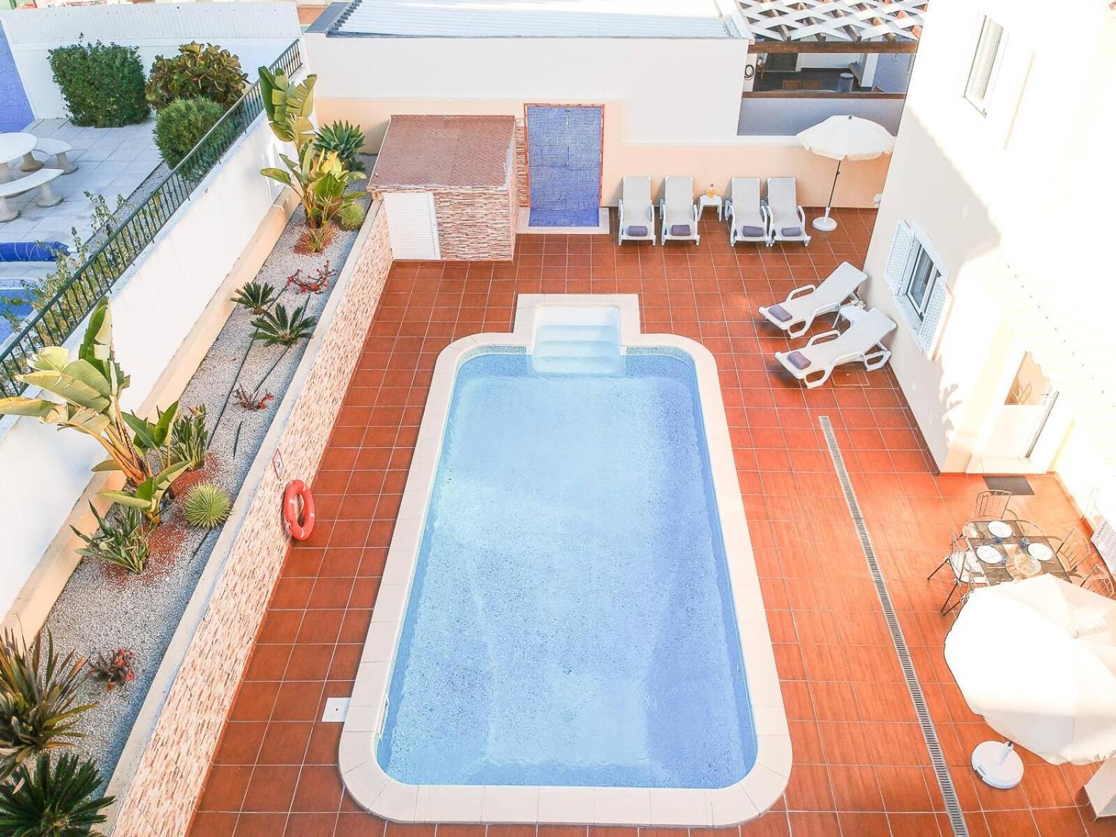Vila com piscina a 5 minutos da Praia Alcantarilha Exterior foto